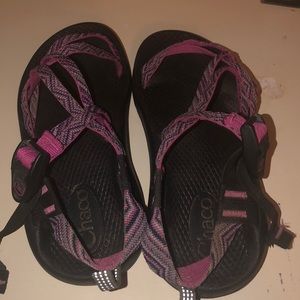 purple chacos